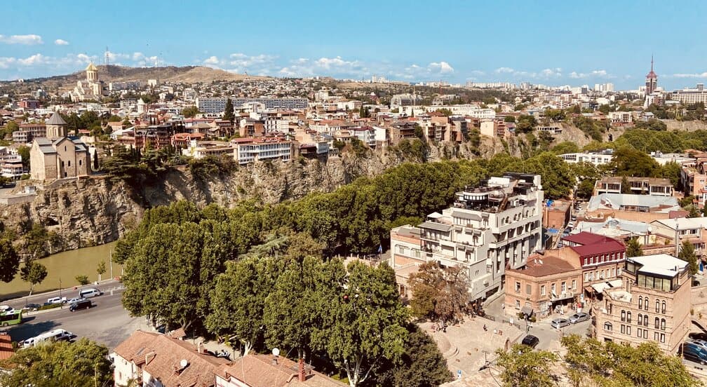 overal view of Tbilisi -2 weekGeorgia itinerary