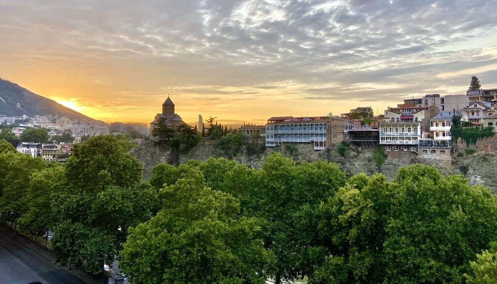 Tbilisi sunset