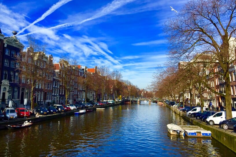 photo of central Amsterdam canal