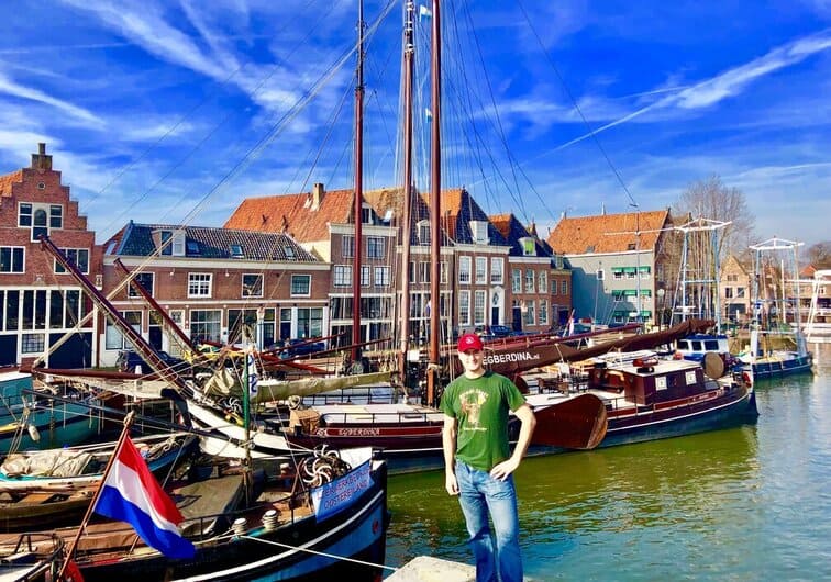 Photo of downtown Hoorn in the Netherlands