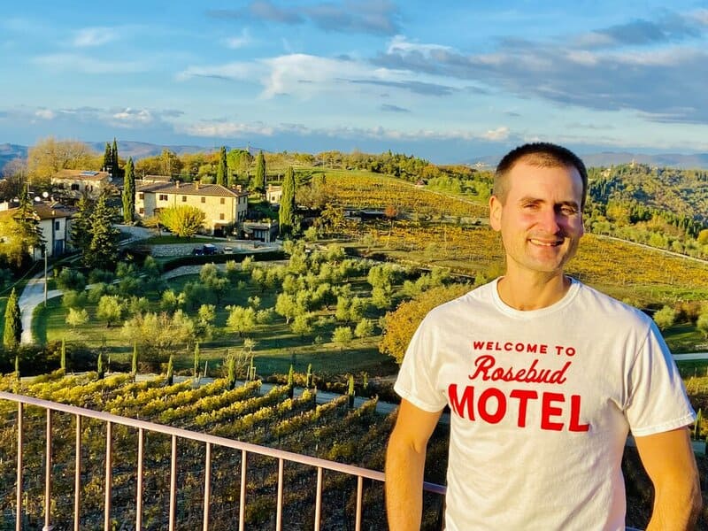 Chris Heckmann in Tuscany