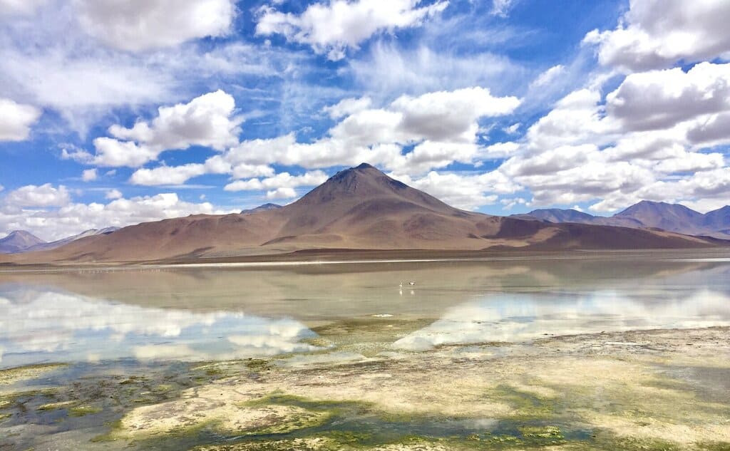 Laguna Verde on the Salar de Uyuni tour in Bolivia