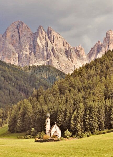 Church of St. John in the Italian Dolomites