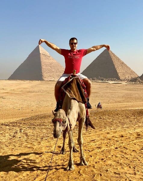 Egyptian camel ride