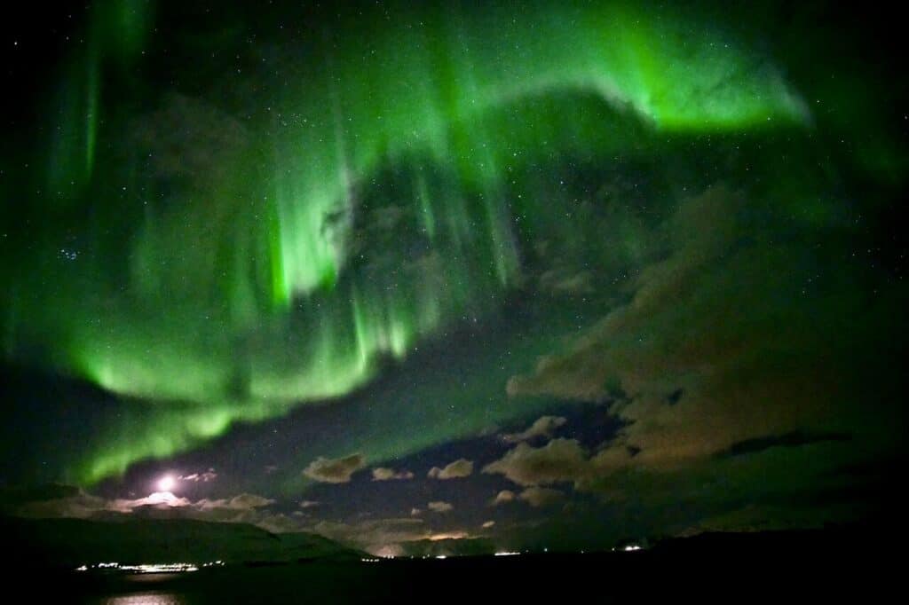 northern lights in Iceland