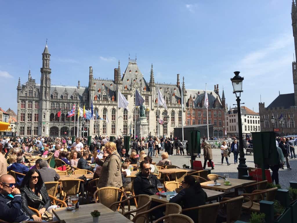 One day in Bruges - main square
