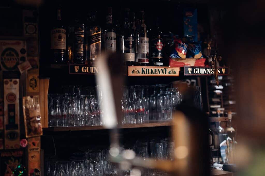 Irish Beer in a bar in Ireland
