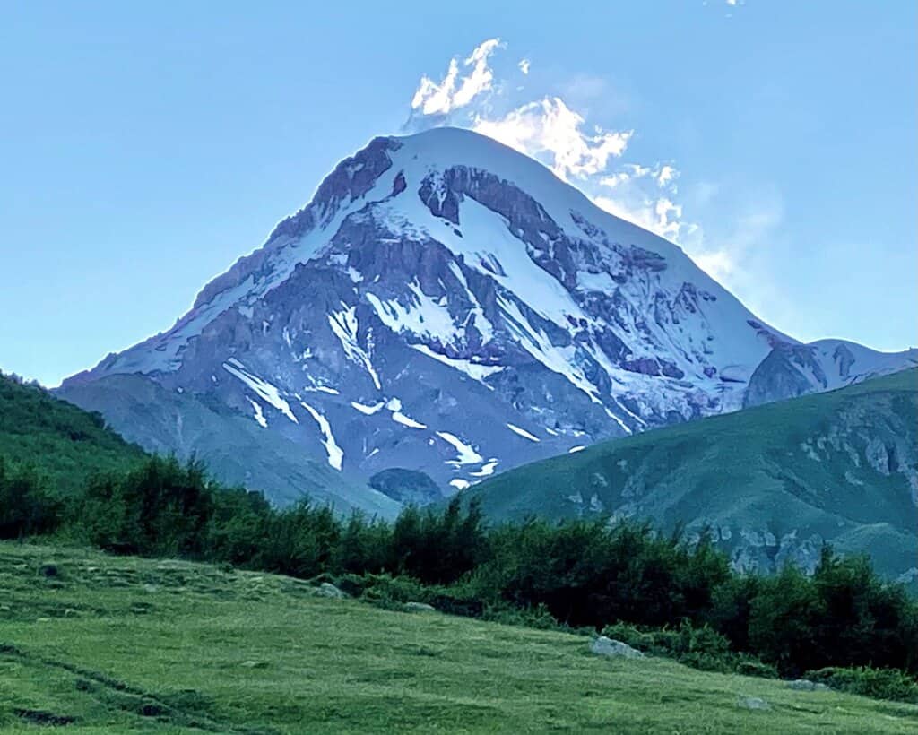 Mount Kazbegi in Georgia