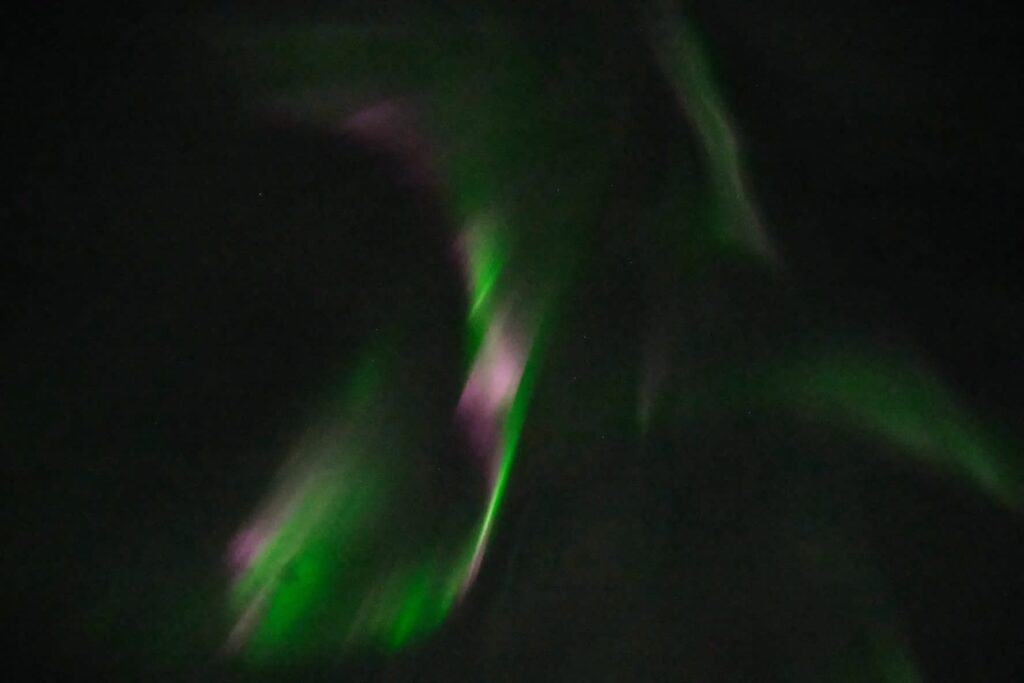 northern lights in Akureyri