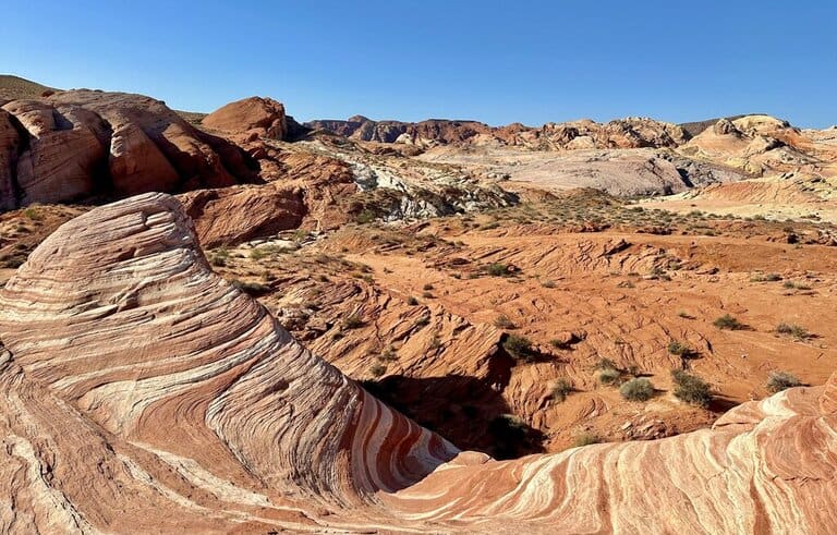 photo of the fire wave at Valley of Fire State Park Las Vegas
