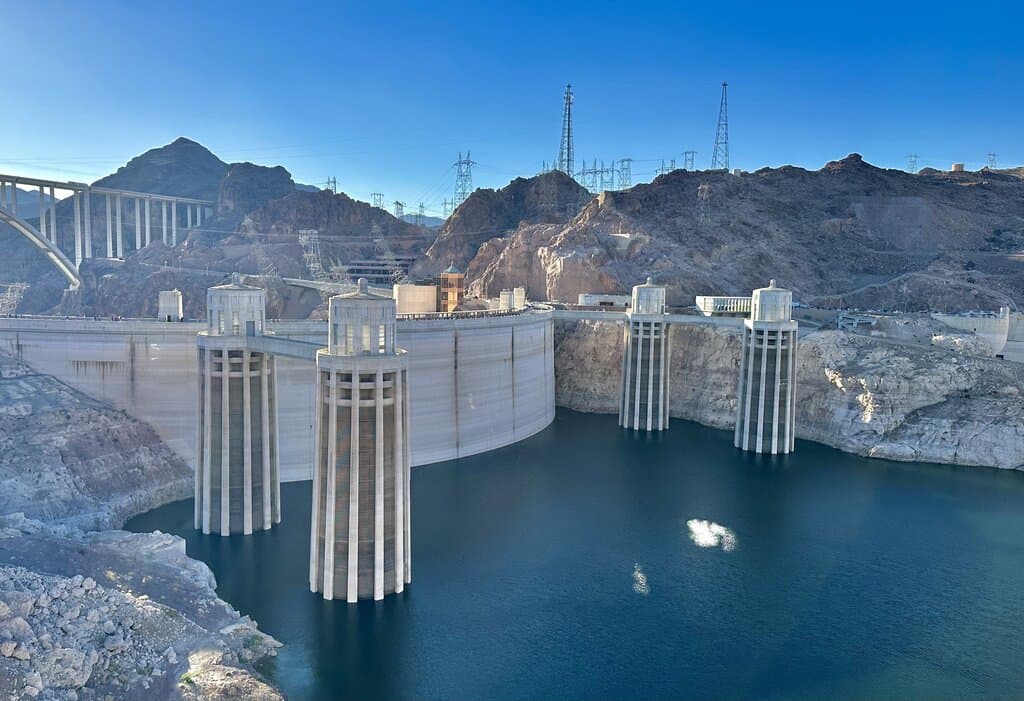 Hoover Dam on the high side
