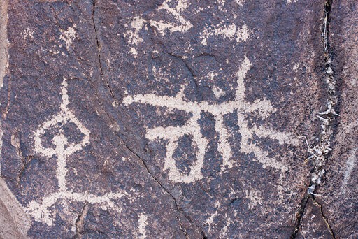 petroglyphs at Sloan Canyon national recreation area