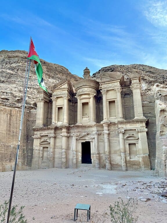 Petra Jordan Monastery with no other people