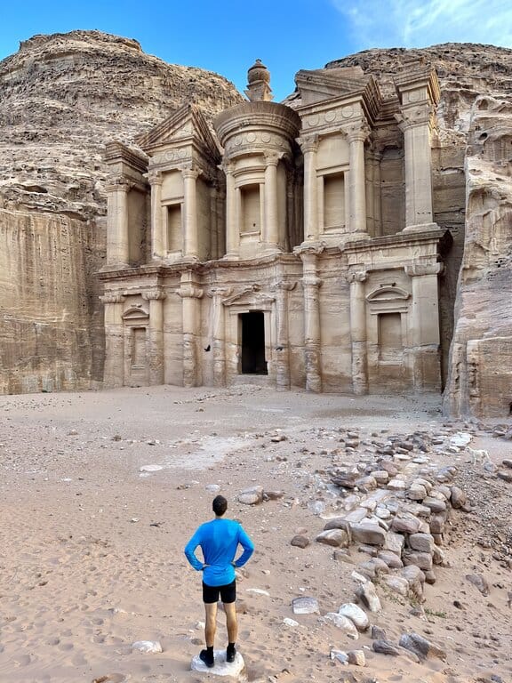 Petra Monastery with no other people