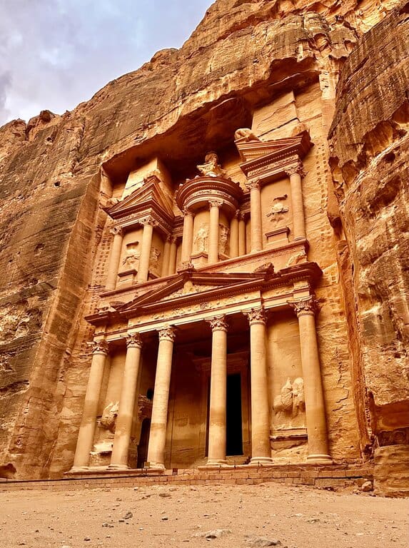 Petra Treasury view with no people