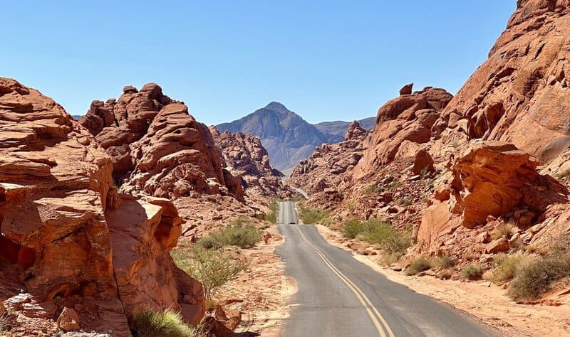 Valley of Fire as seen from Mouse Trap Road