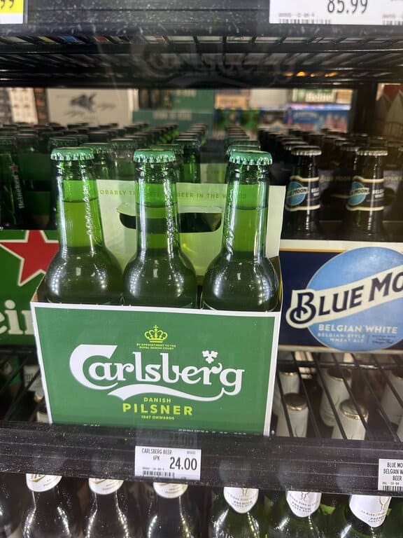 photo of expensive beer 6 pack in Turks and Caicos