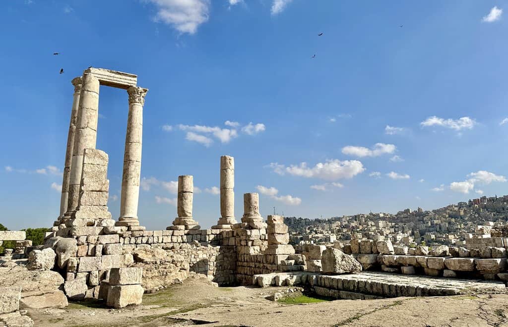 The Amman Citadel on a 7 day Jordan itinerary