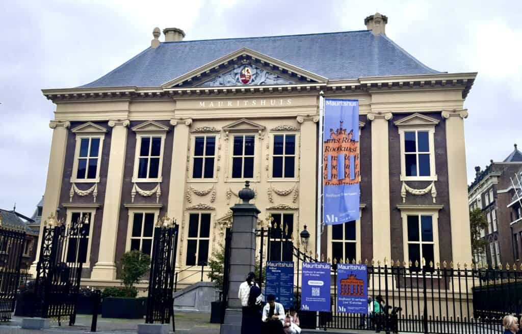 The Mauritshuis in the Hague as seen from the outside 