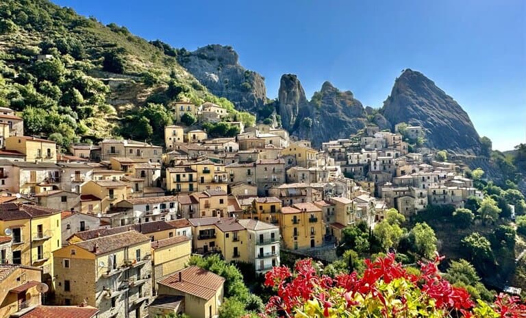Castelmezzano in southern Italy, best view