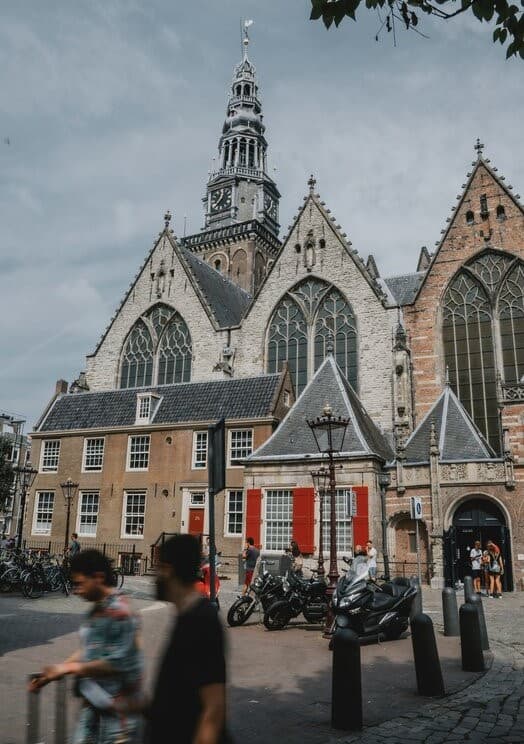 The Oude Kerk in Amsterdam 