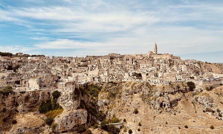 The view from Belvedere Murgia Timone is one of the best viewpoints in Matera