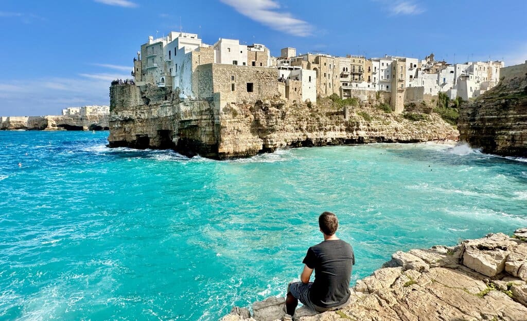 A view of old town Polignano a Mare