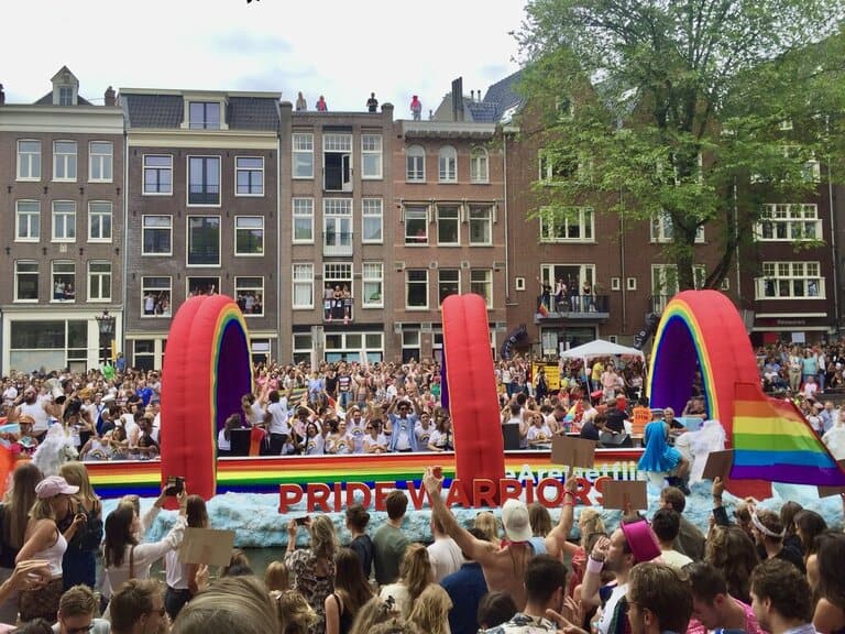 Pride Amsterdam boat parade 