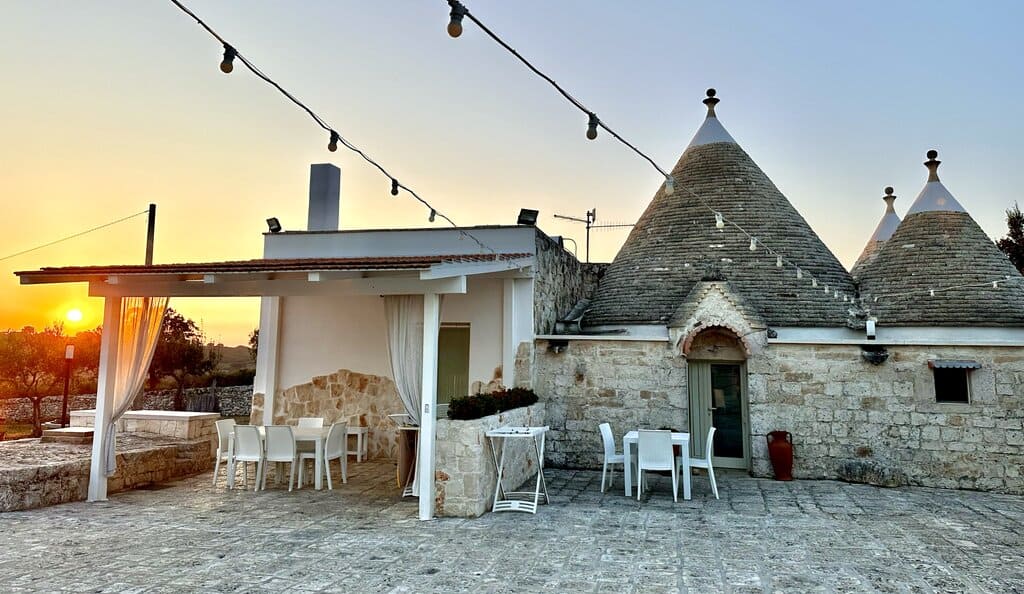 The trullo suite at Casa Relax Isabel outside of Alberobello, Italy