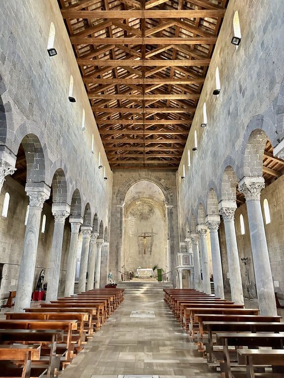 The main cathedral in Casertavecchia from the inside