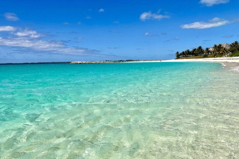 Cabbage beach in The Bahamas