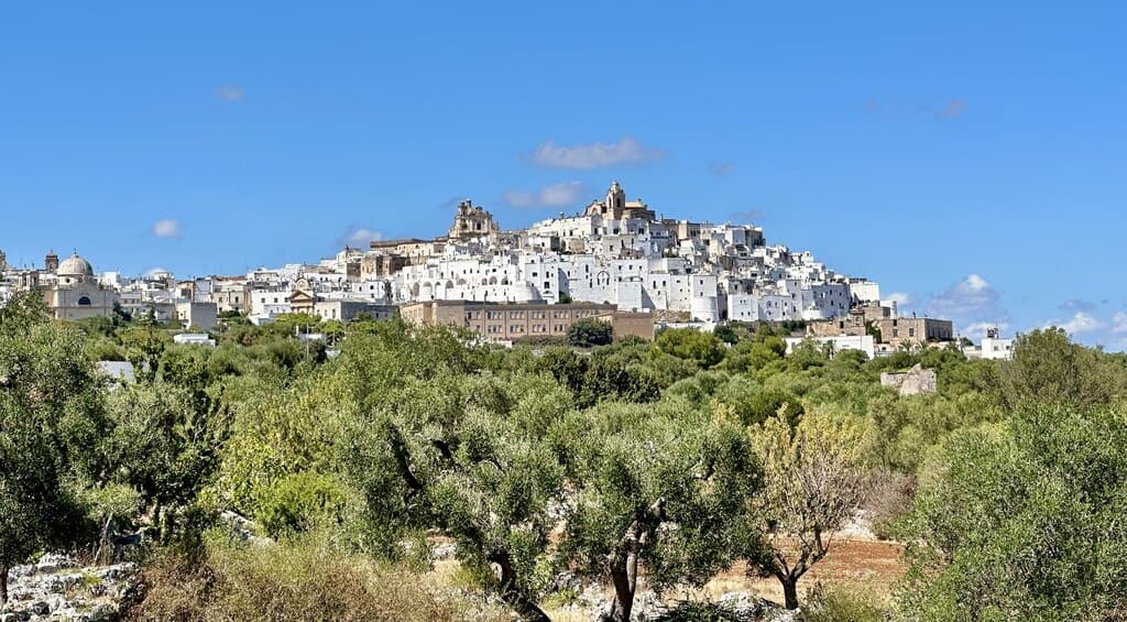 What to do in Ostuni- get a view from below of the White City