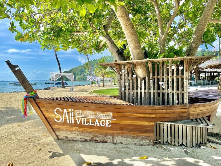 SAii Phi Phi Island Village Resort welcome sign