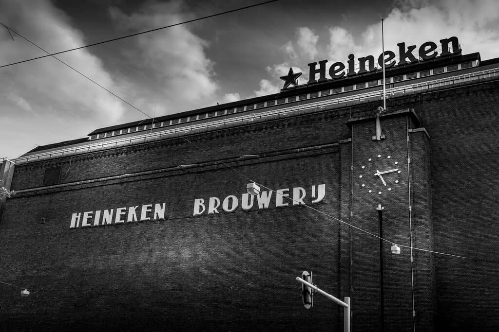 The Heineken brewery in Amsterdam