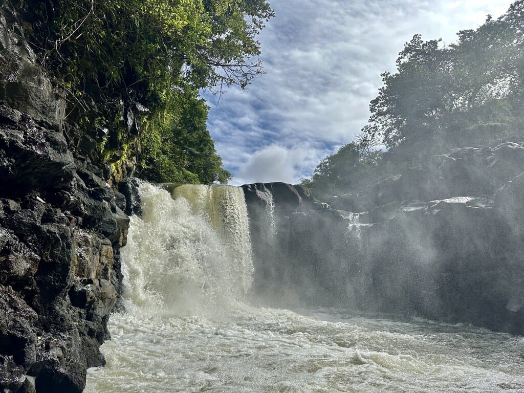 grand waterfall in Mauritius