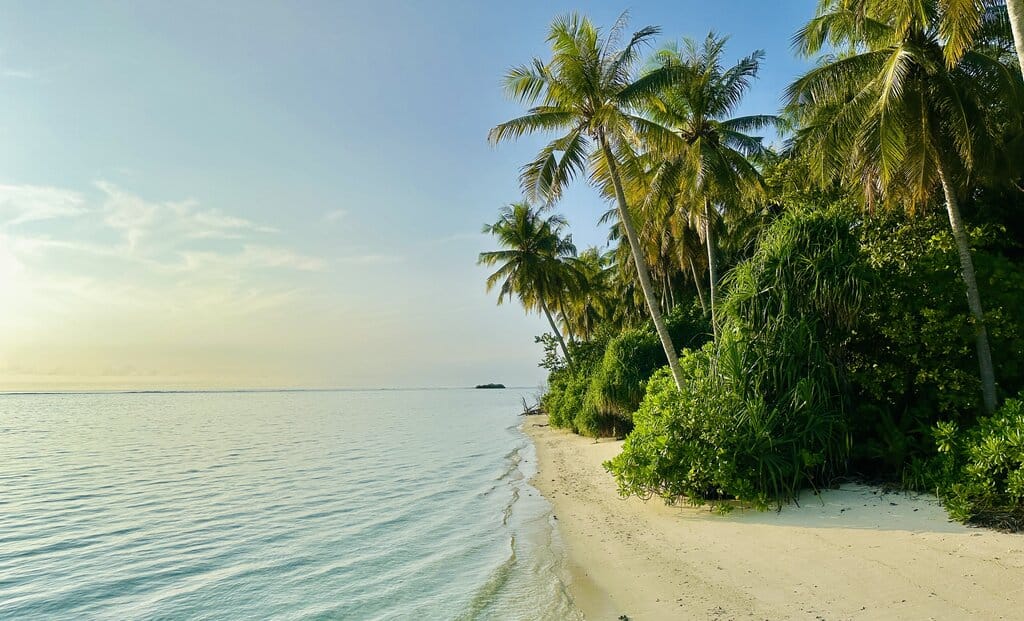 the most beautiful beach at Jawakara Maldives